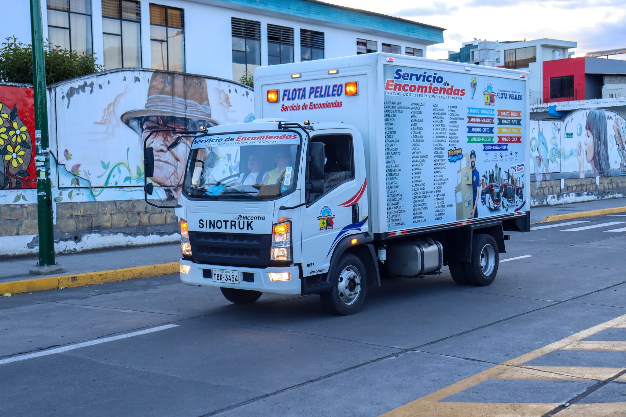 Servicio de encomiendas Flota Pelileo